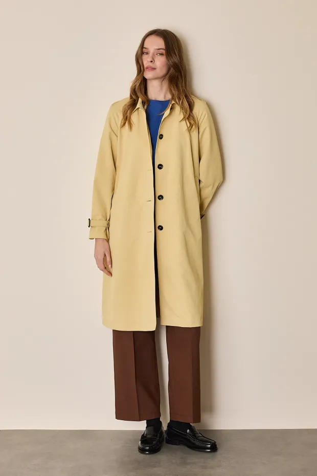 Single breasted trench coat