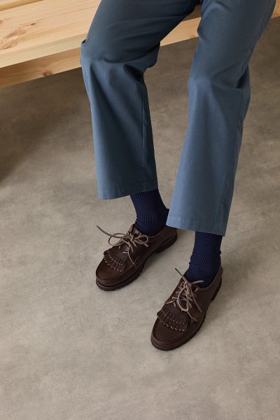 Lace-up loafers with Vibram sole