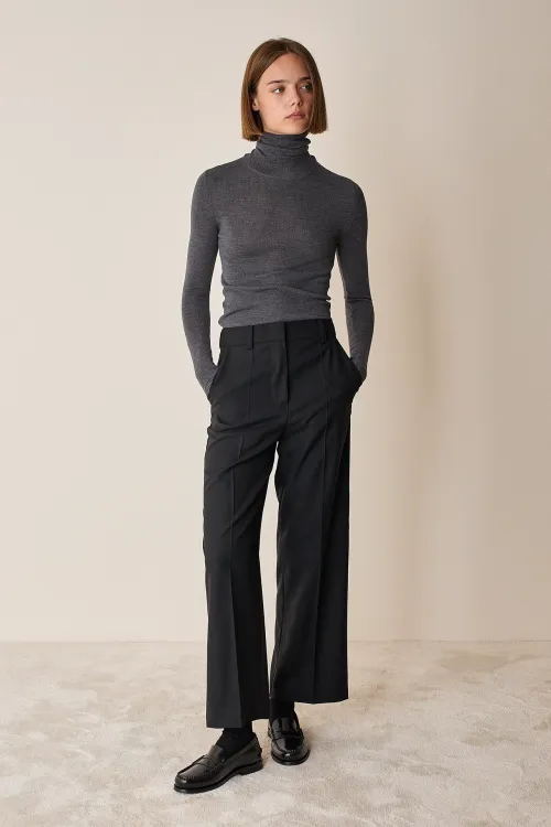 Pantaloni Timeless in fresco lana