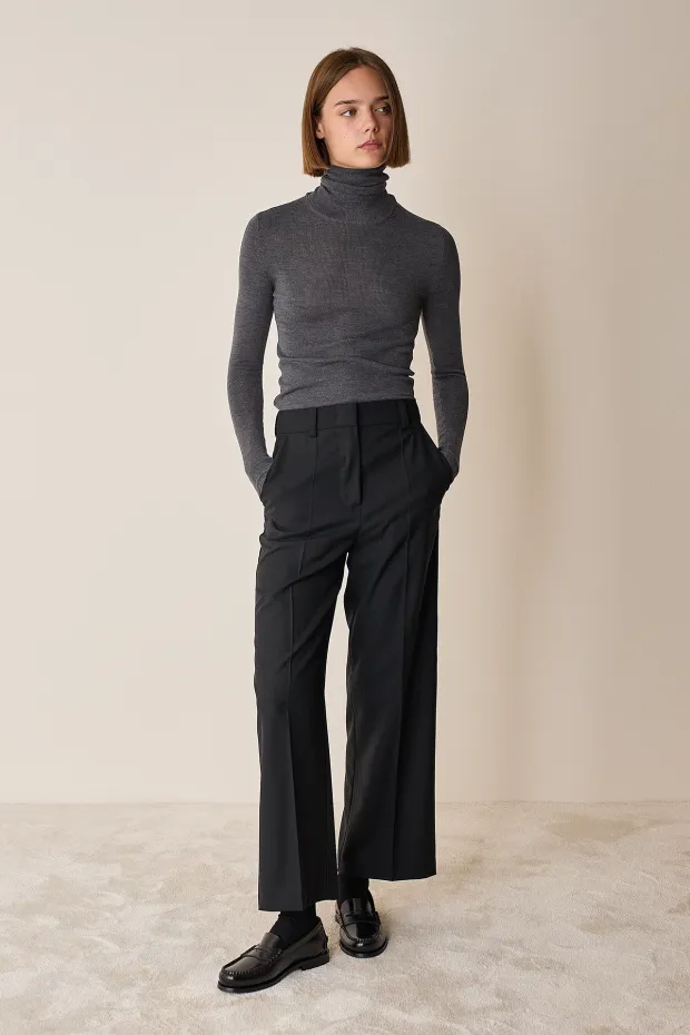 Pantaloni Timeless in fresco lana