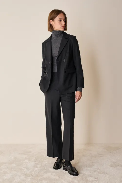 Blazer in lana leggera e cashmere