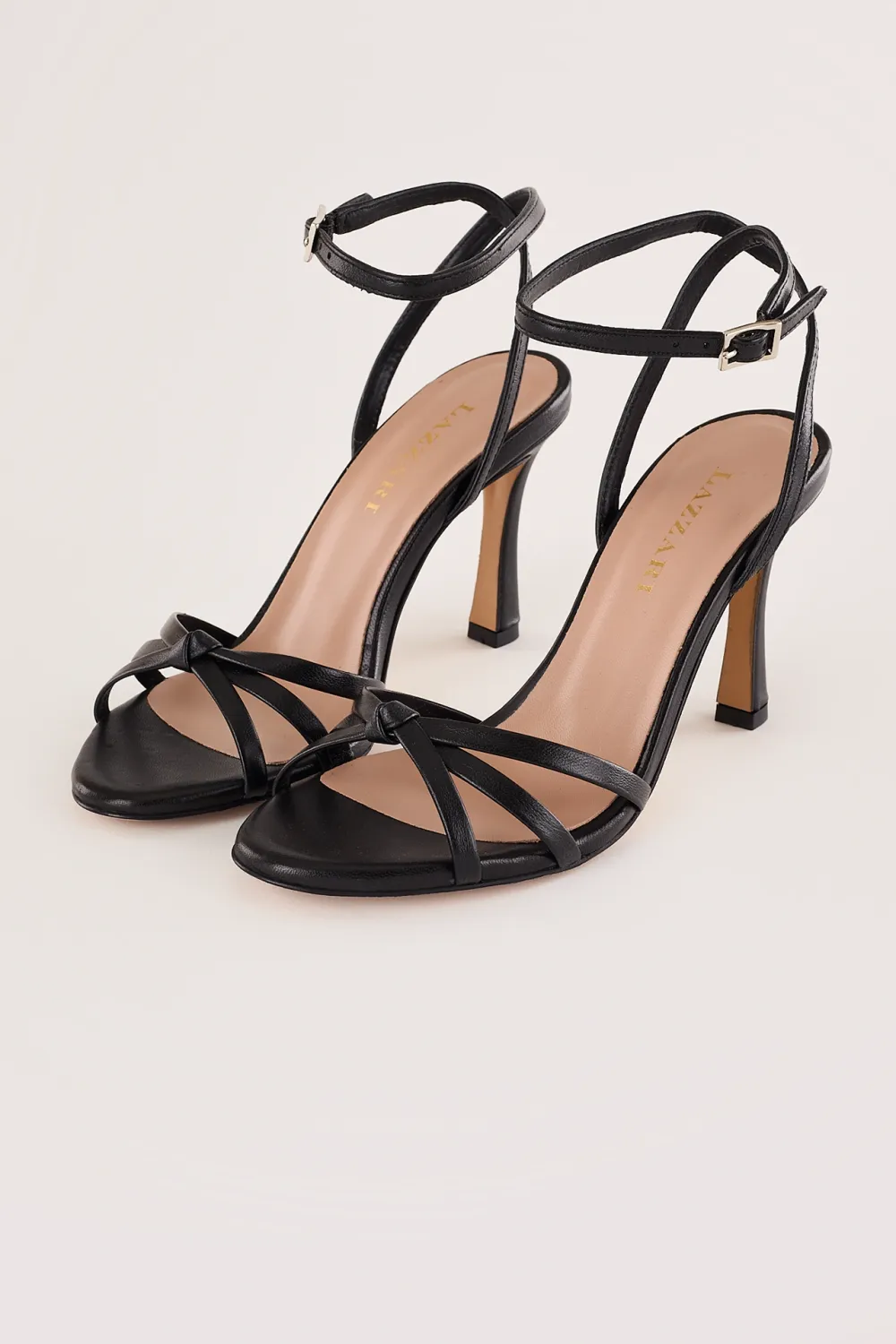 Knotted strap sandals 8,5 cm