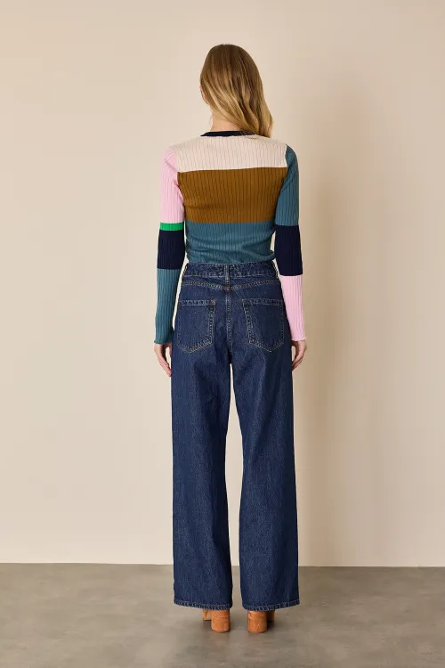 Girocollo color block