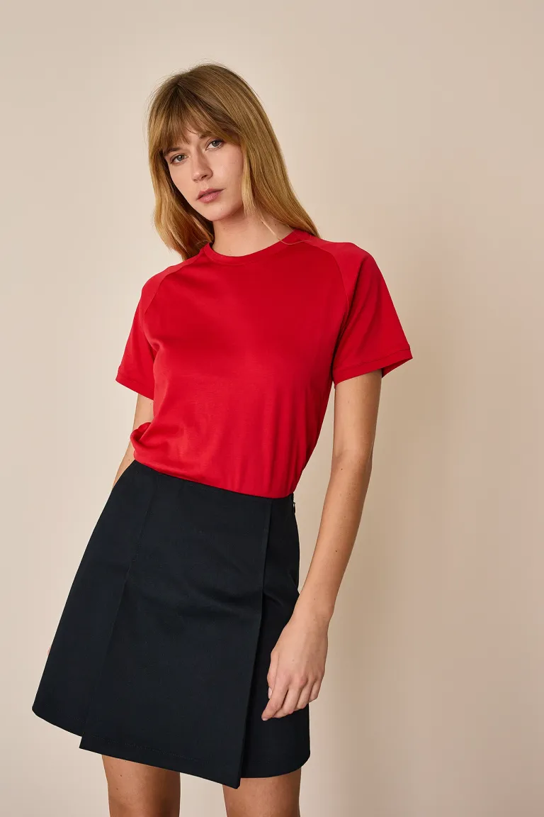 T-shirt con maniche raglan