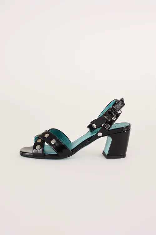 Sandali 6 cm con borchie