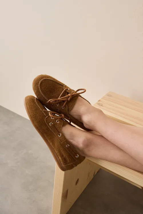 Boat loafers – Bianco