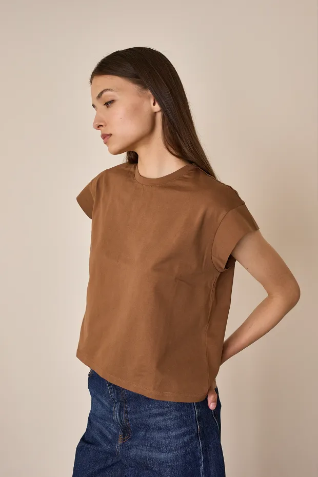 T-shirt con maniche a kimono