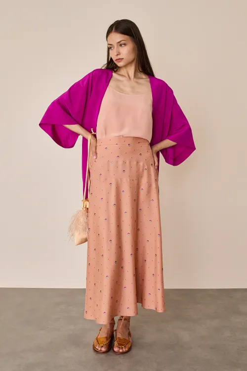 Giacca kimono in seta