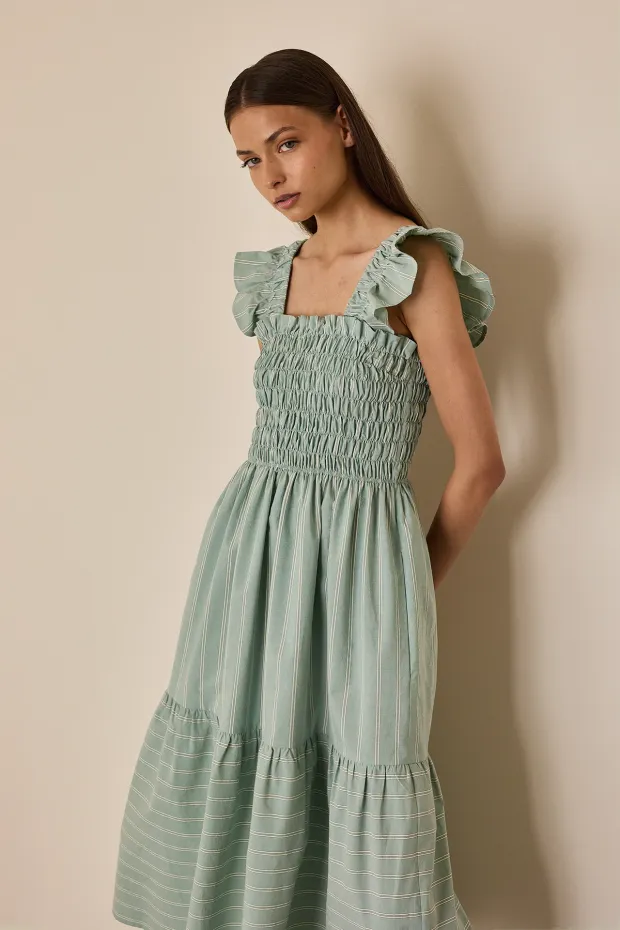 Cotton smocked dress