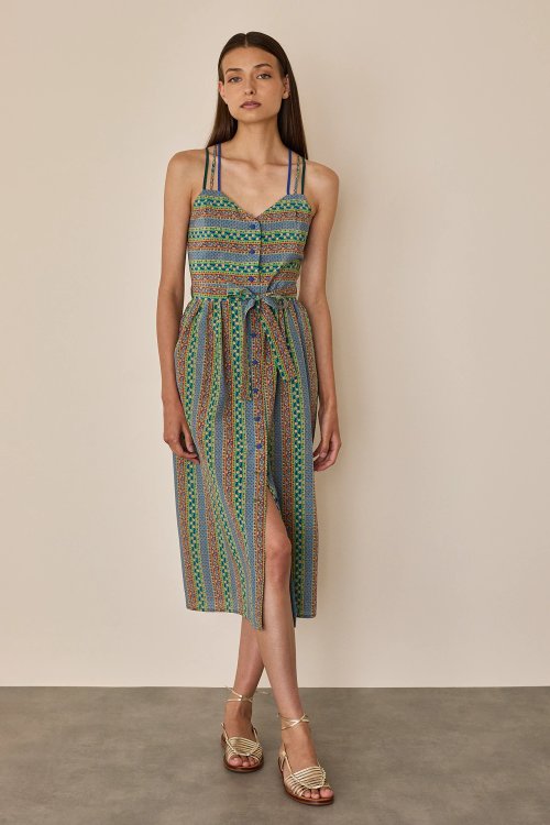 Abito chemisier in seta – Made with Liberty Fabrics