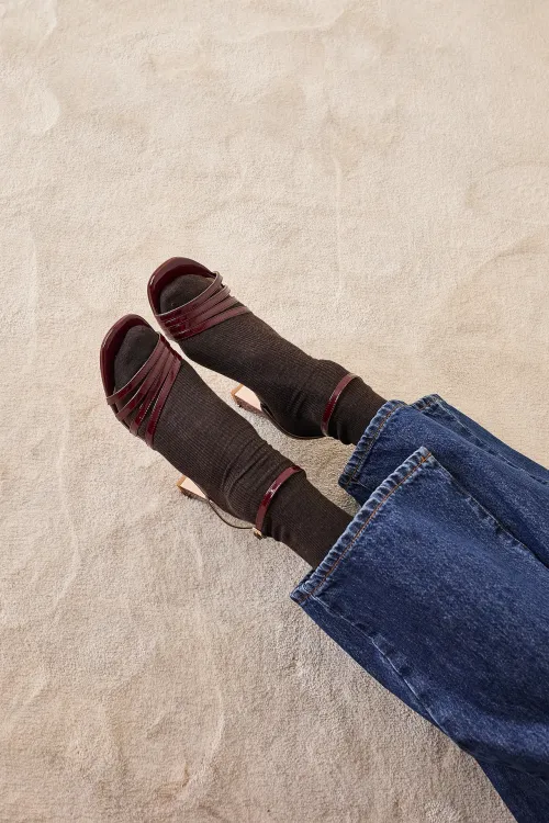 Sandali 70s con tacco 7 cm