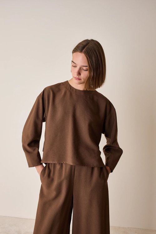 Long sleeve blouse